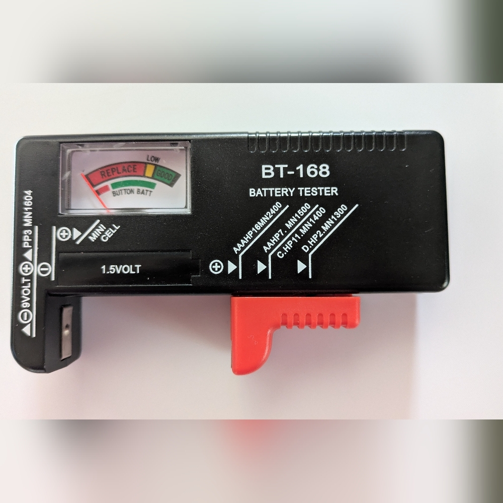 BT-168 Battery Tester, Power Checker.